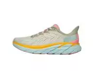 hoka one one clifton 8 au meilleur prix pink gray